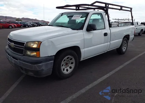 2006 Chevrolet Silverado 1500 Work Truck из США, поврежденный, VIN 3GCEC14X86G237334